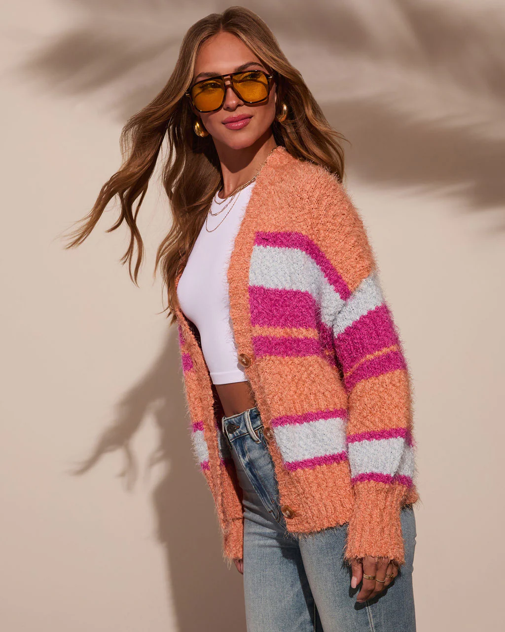 Anizo Striped Cardigan