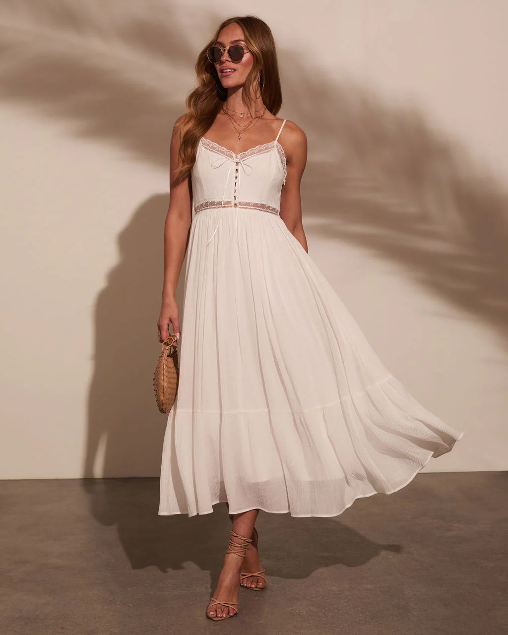 Pucker Up Plisse Maxi Dress