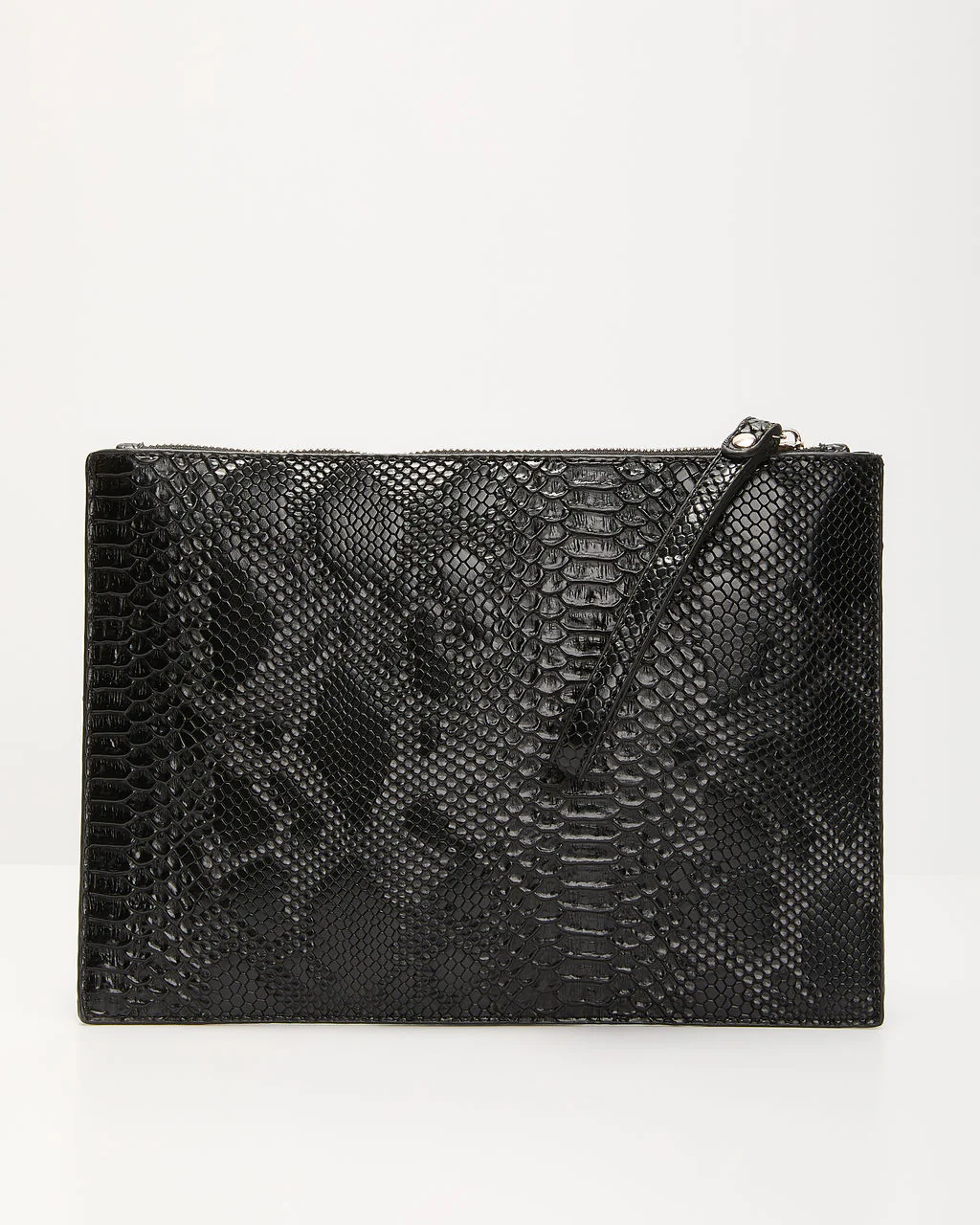 In My Skin Textured Zip Clutch