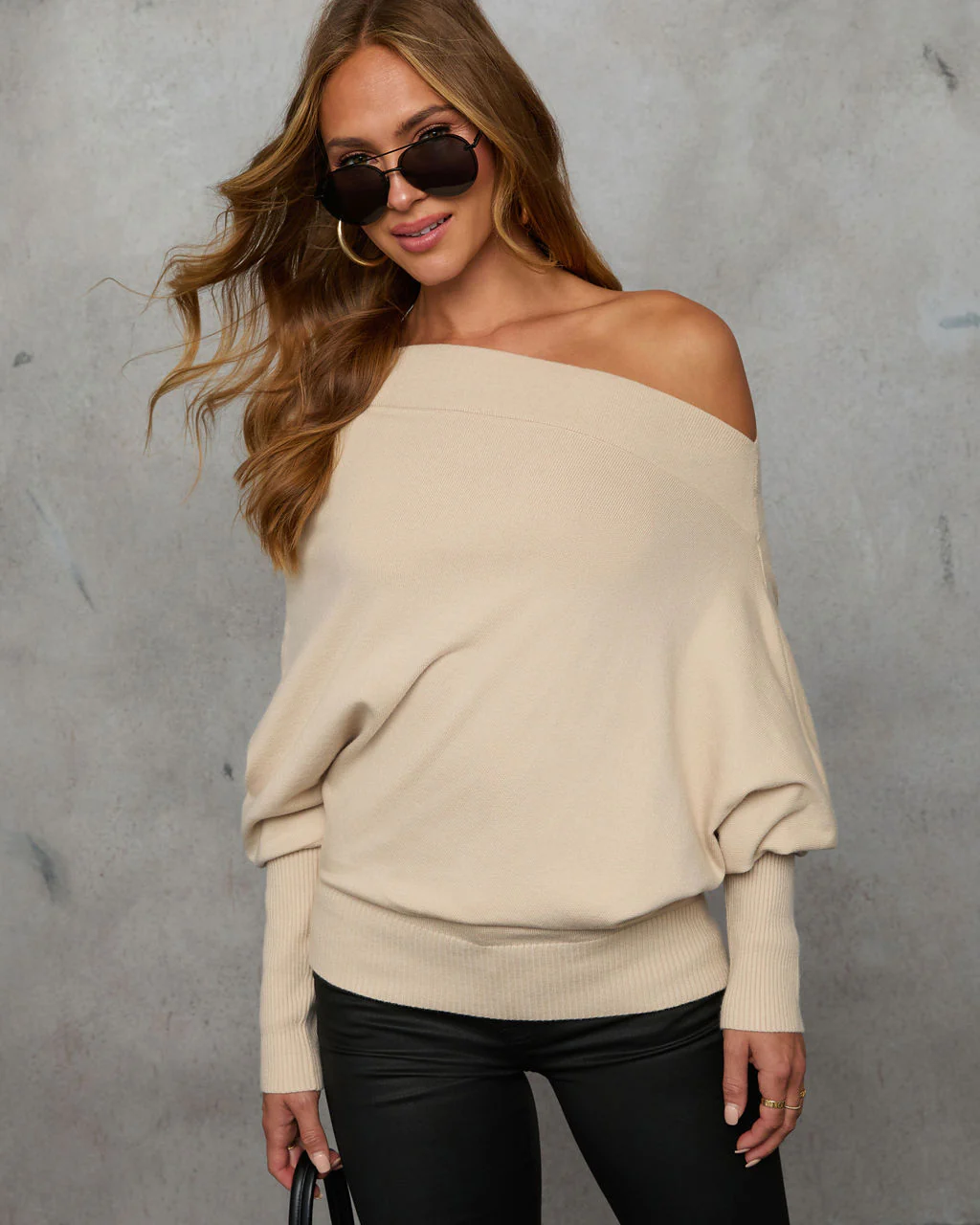 Everglow Off The Shoulder Sweater