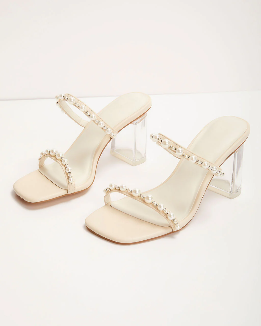 Pearlina Block Heel Mule