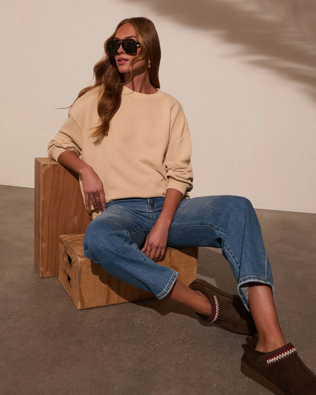 Lanae Relaxed Oversized Sweatshirt
