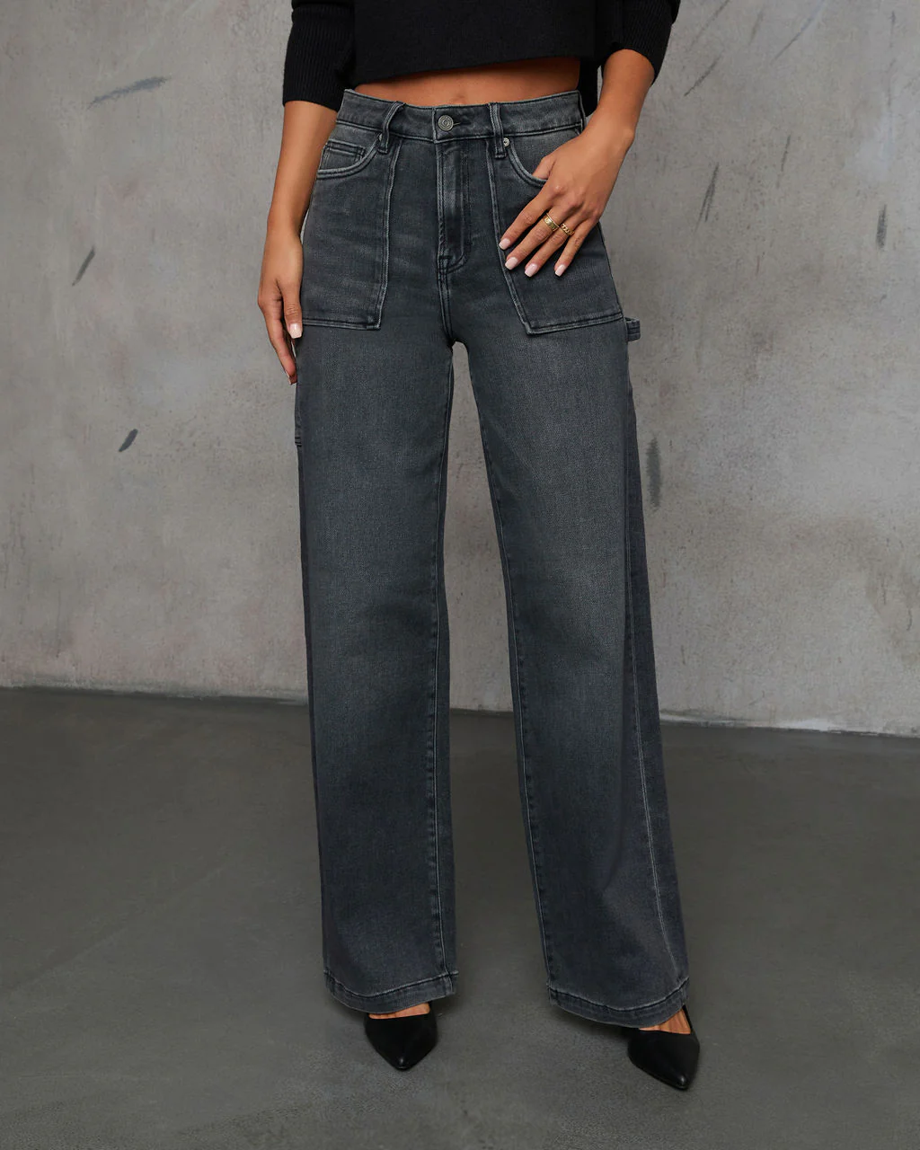 Fit Me In High Rise Carpenter Jeans