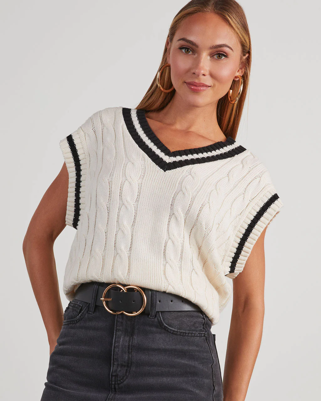 Melina Double Circle Buckle Belt