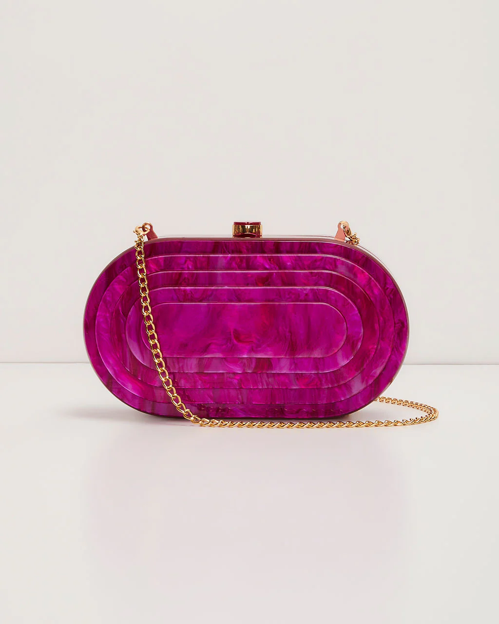 Juliette Acrylic Hard Case Clutch