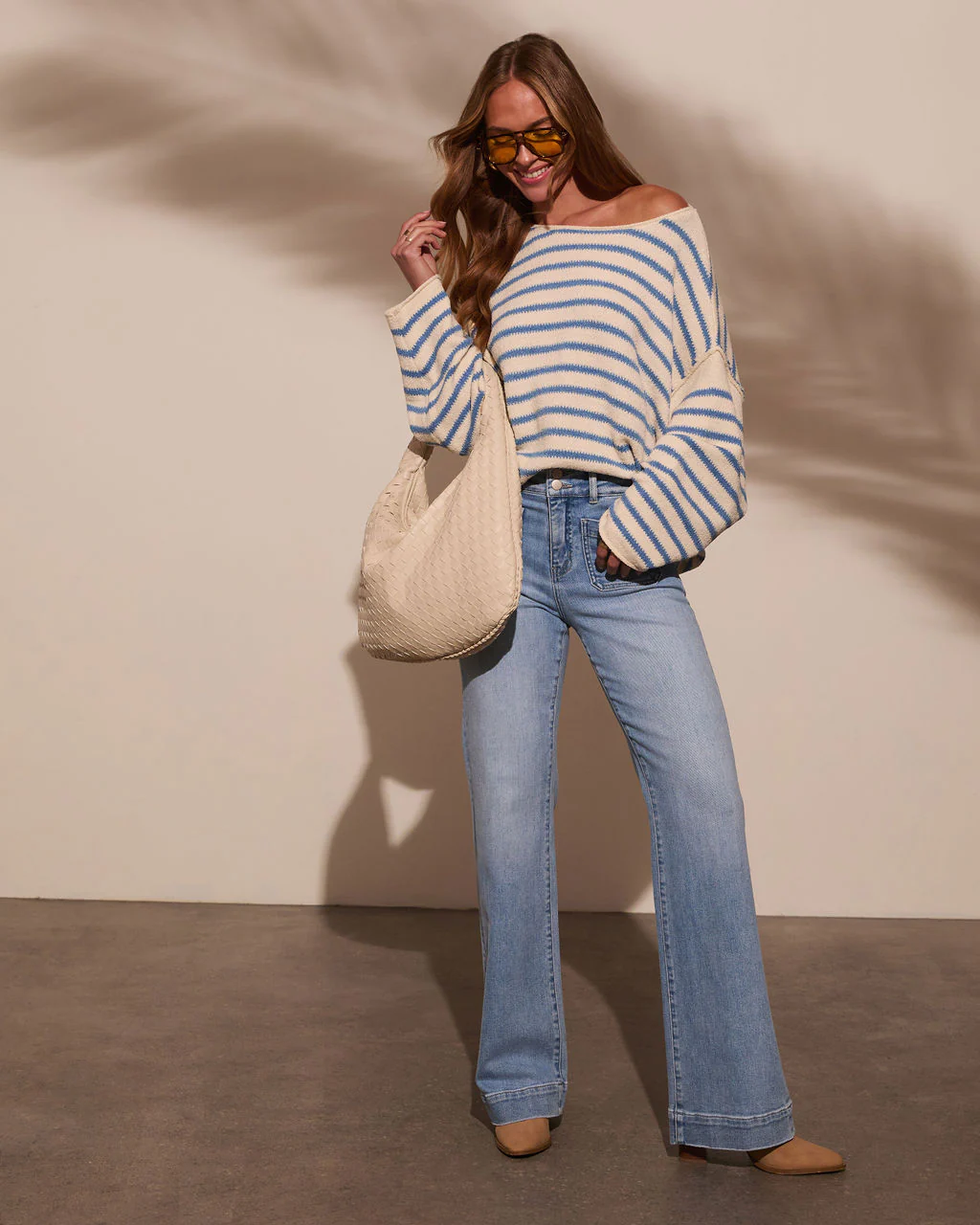 Pippa Striped Knit Sweater