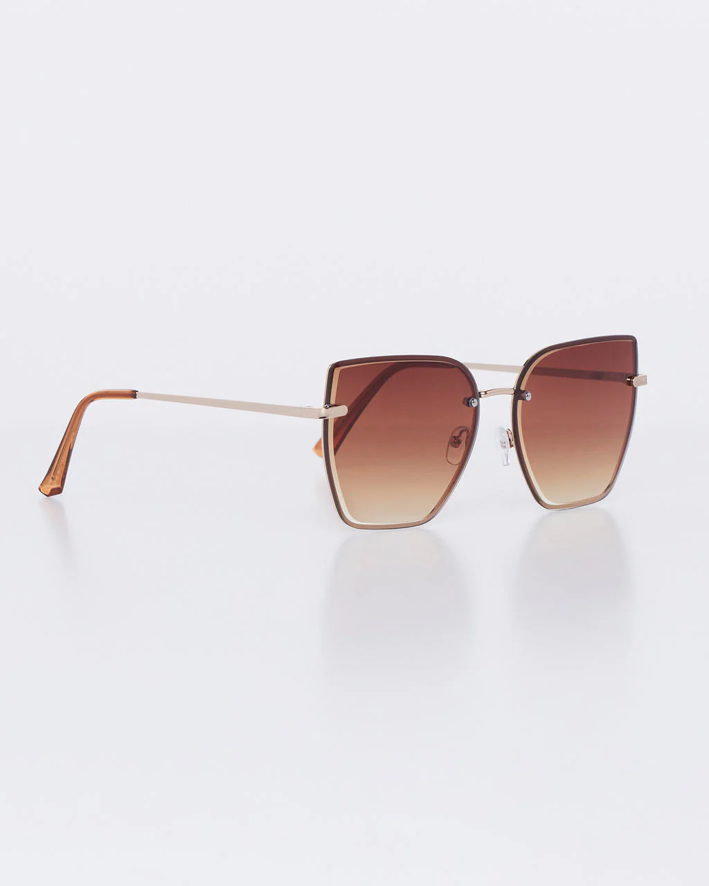 Hollywood Frameless Square Sunglasses