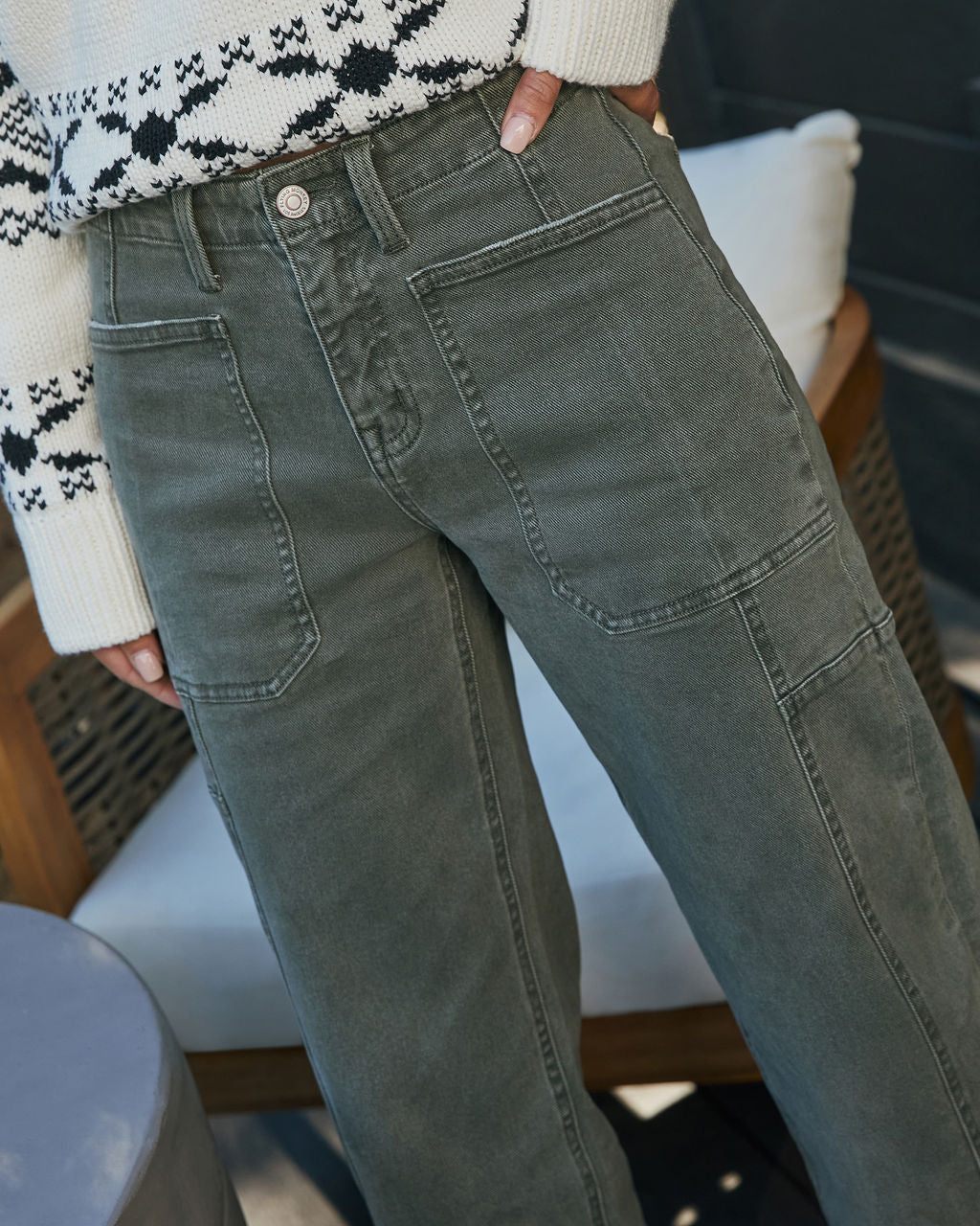Jilliane High Rise Barrel Jeans