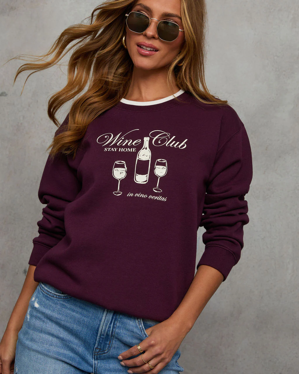 Wine Club Graphic Sweatshirt