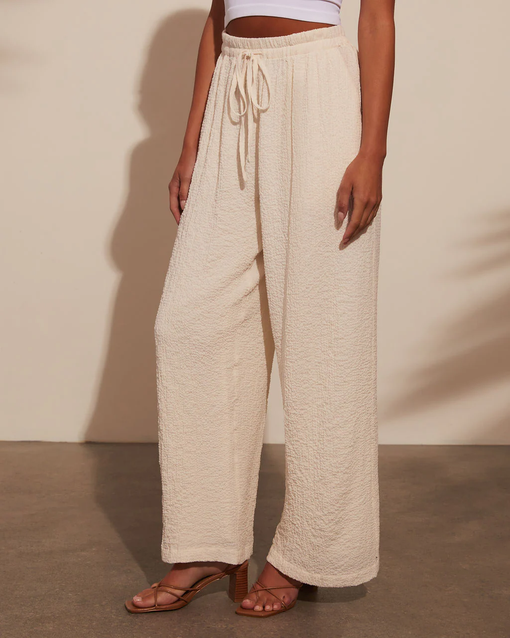 Cool Harbor Wide Leg Drawstring Pants