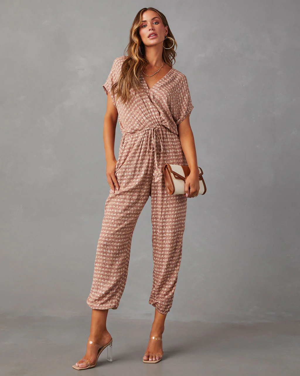 Colfax Printed Pocketed Jumpsuit