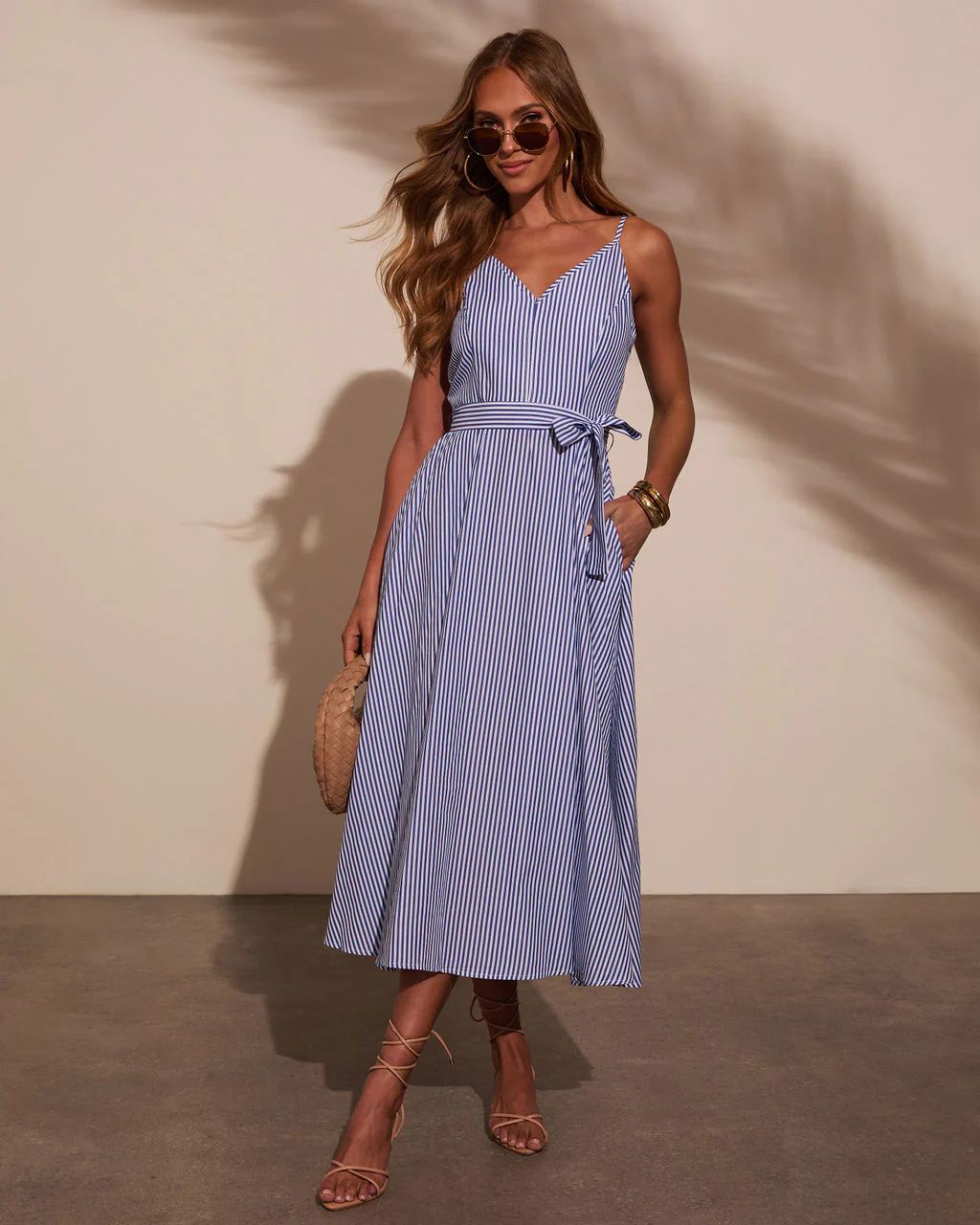 Lilliana Fit And Flare Midi Dress