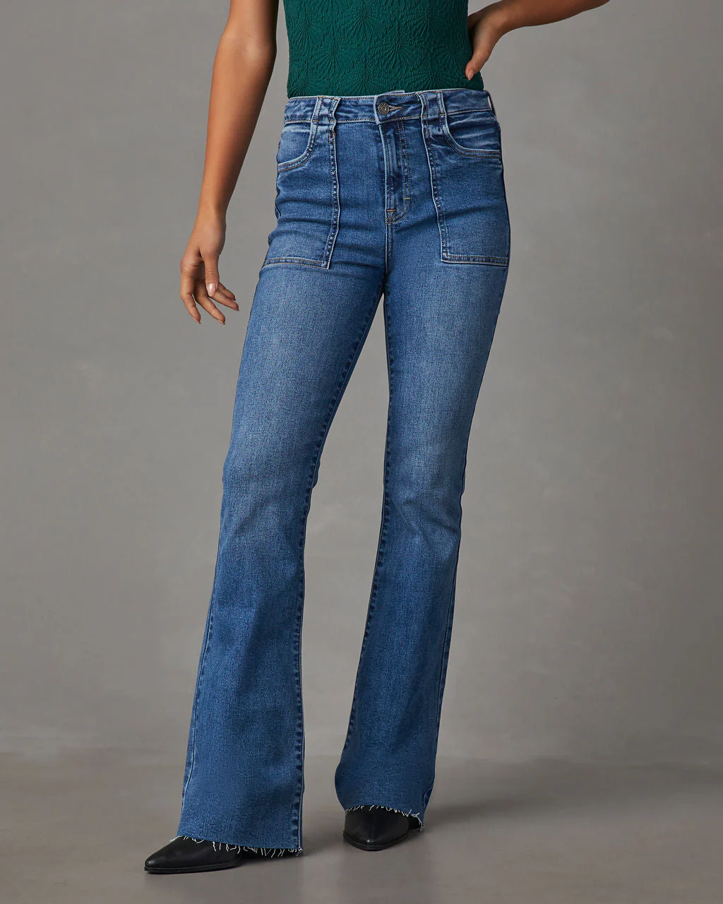 Mulaney High Rise Flare Jeans