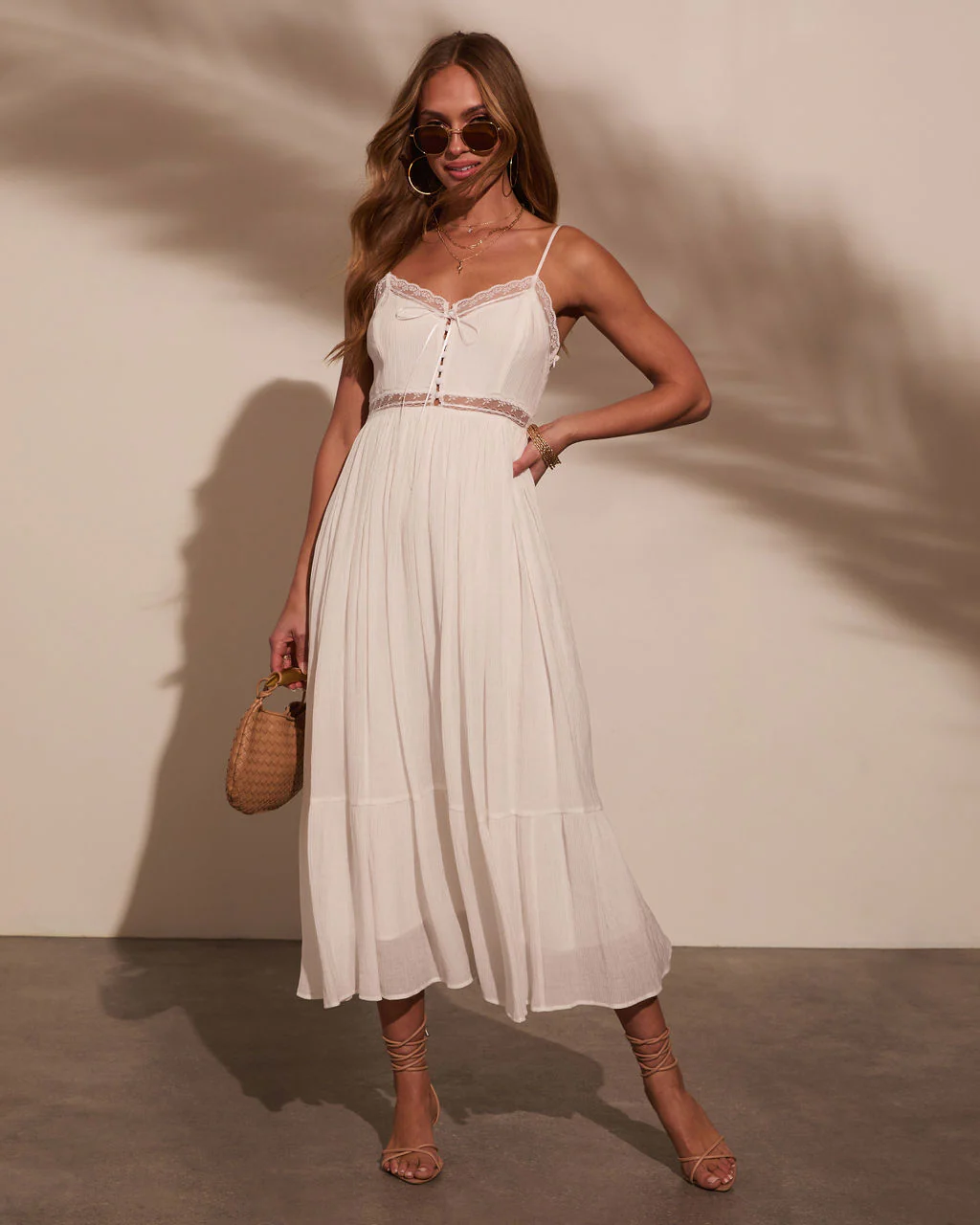 Pucker Up Plisse Maxi Dress