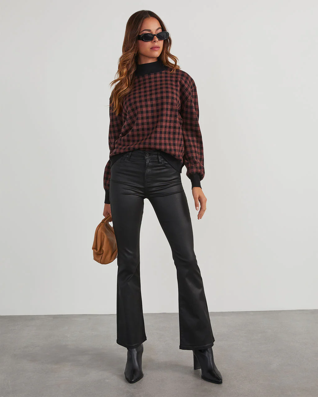 Pratto Gingham Pullover Sweater