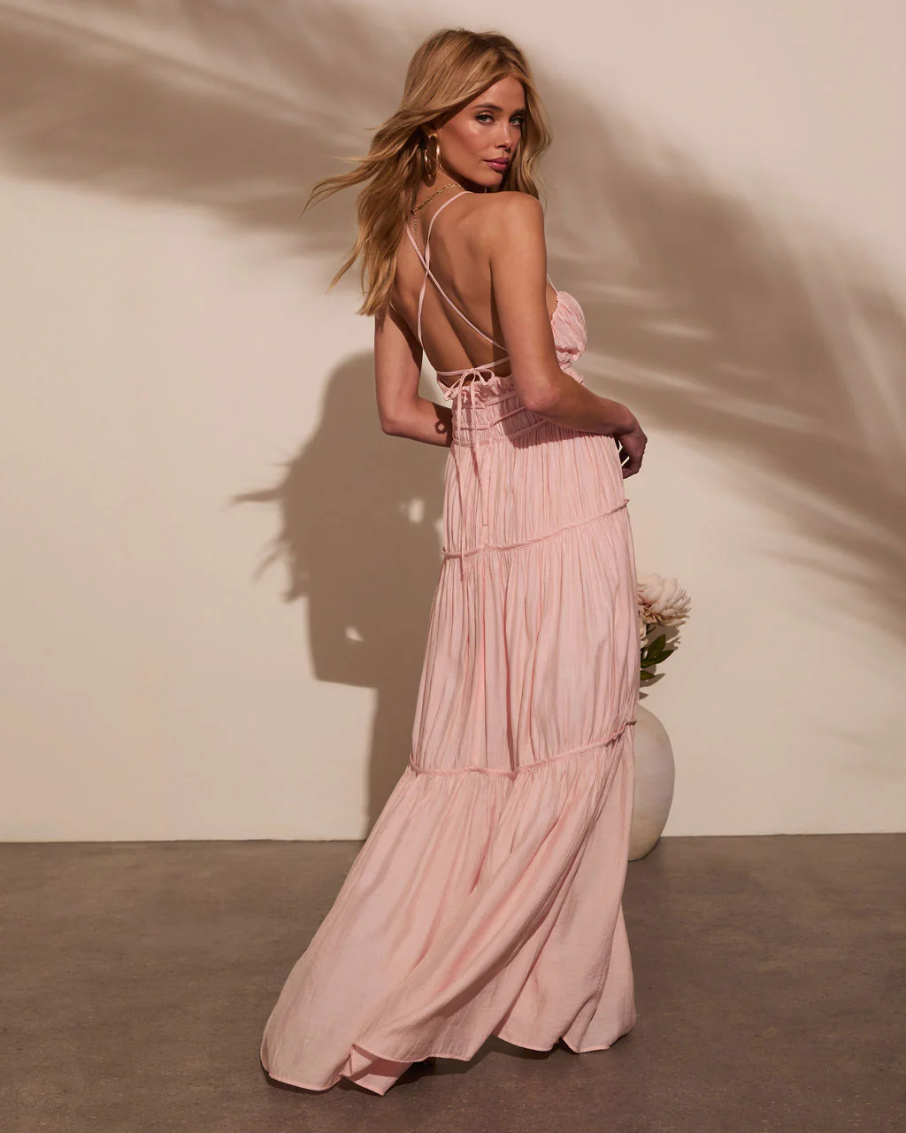 Poppy Ruched Maxi Dress