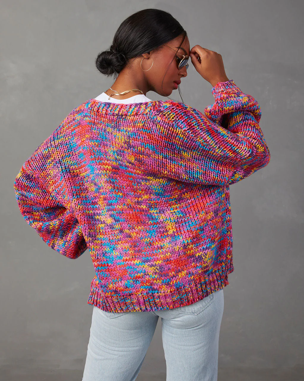 A Different World Multicolor Cardigan