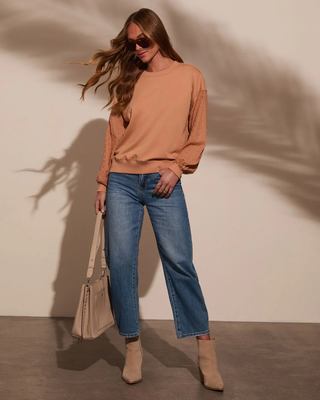 Annalisse Mid Rise Barrel Jeans