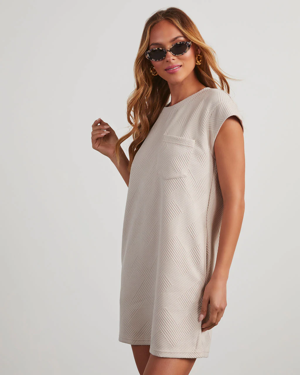 Colby Sleeveless Mini Shirt Dress