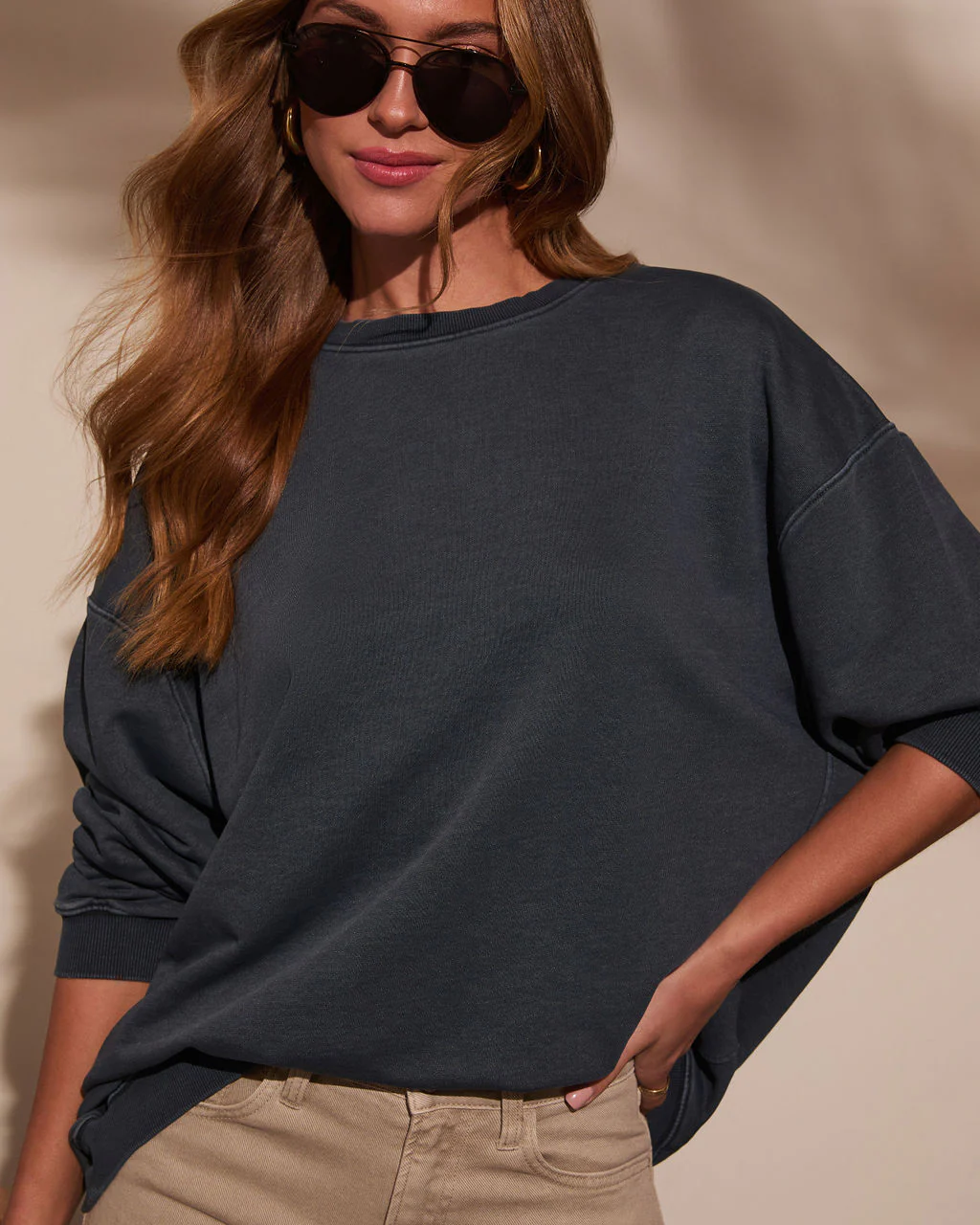 Lanae Relaxed Oversized Sweatshirt