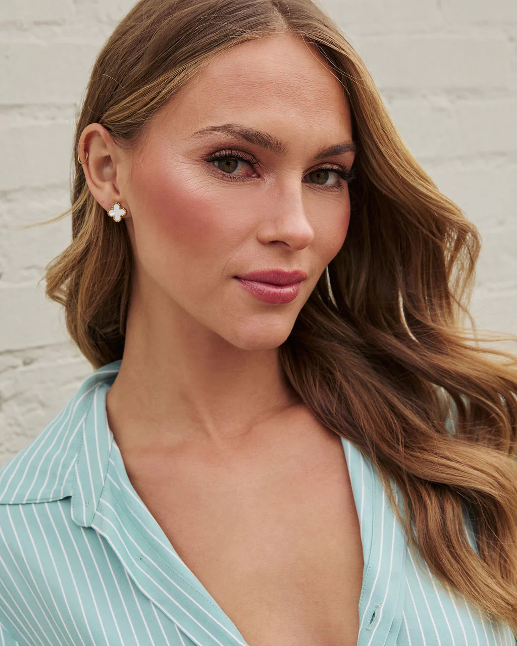 Lucky Day Clover Stud Earrings