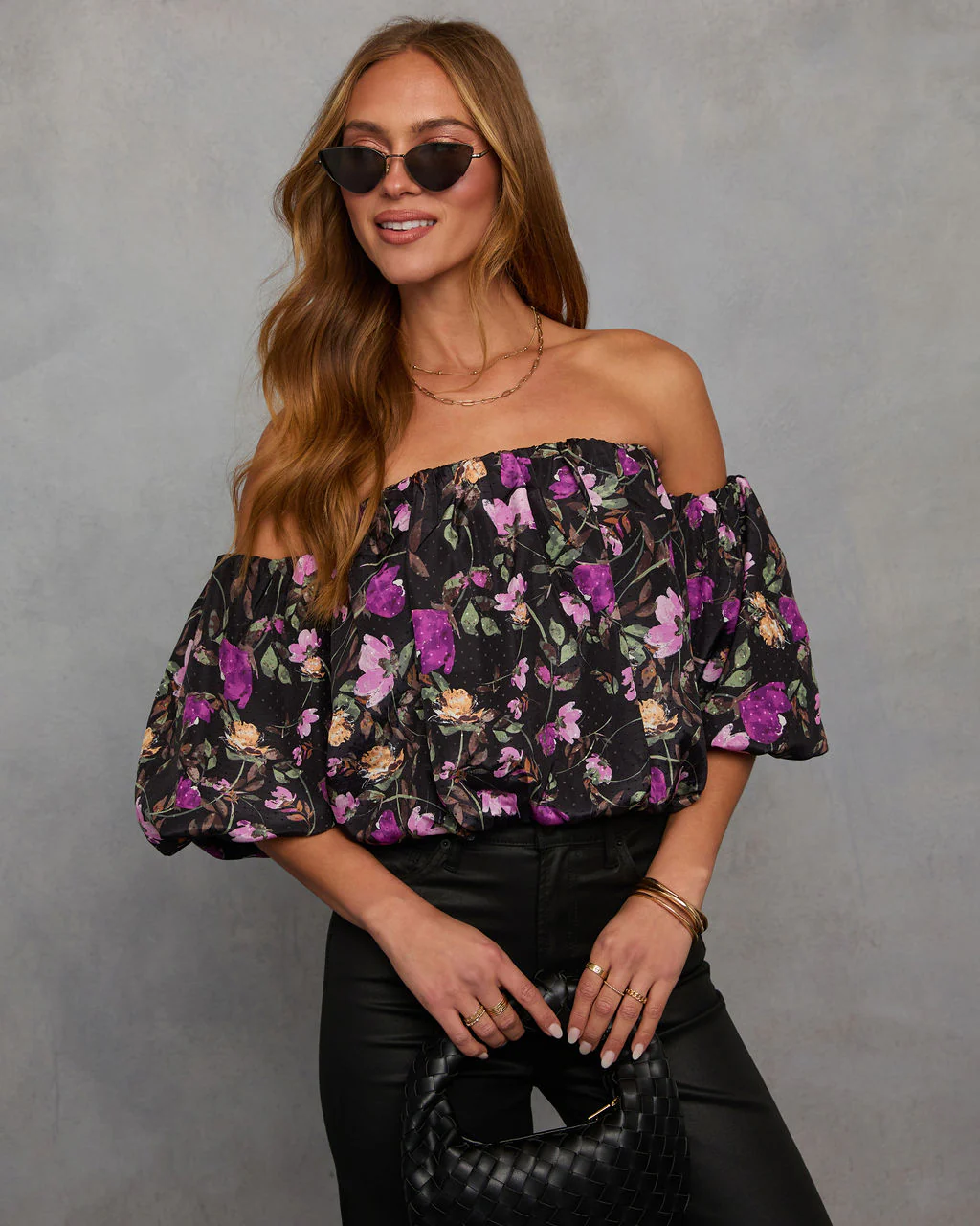 Everlyn Off The Shoulder Floral Blouse