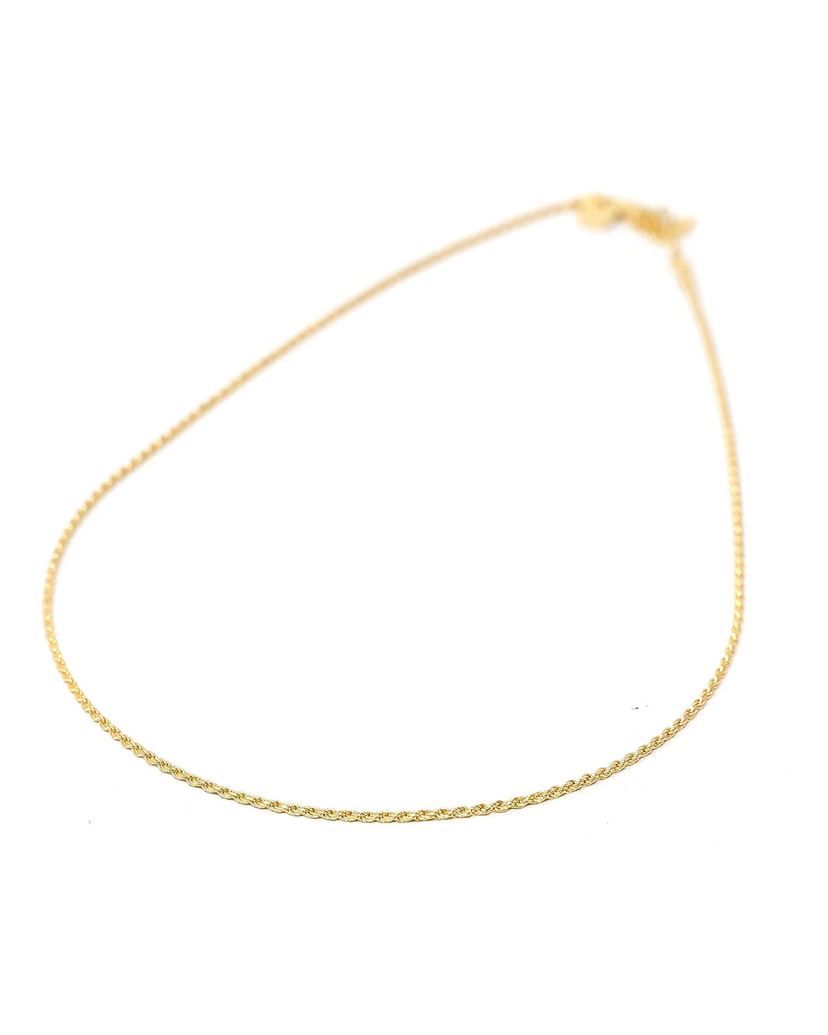 Skinny Rope 14k Plated Chain