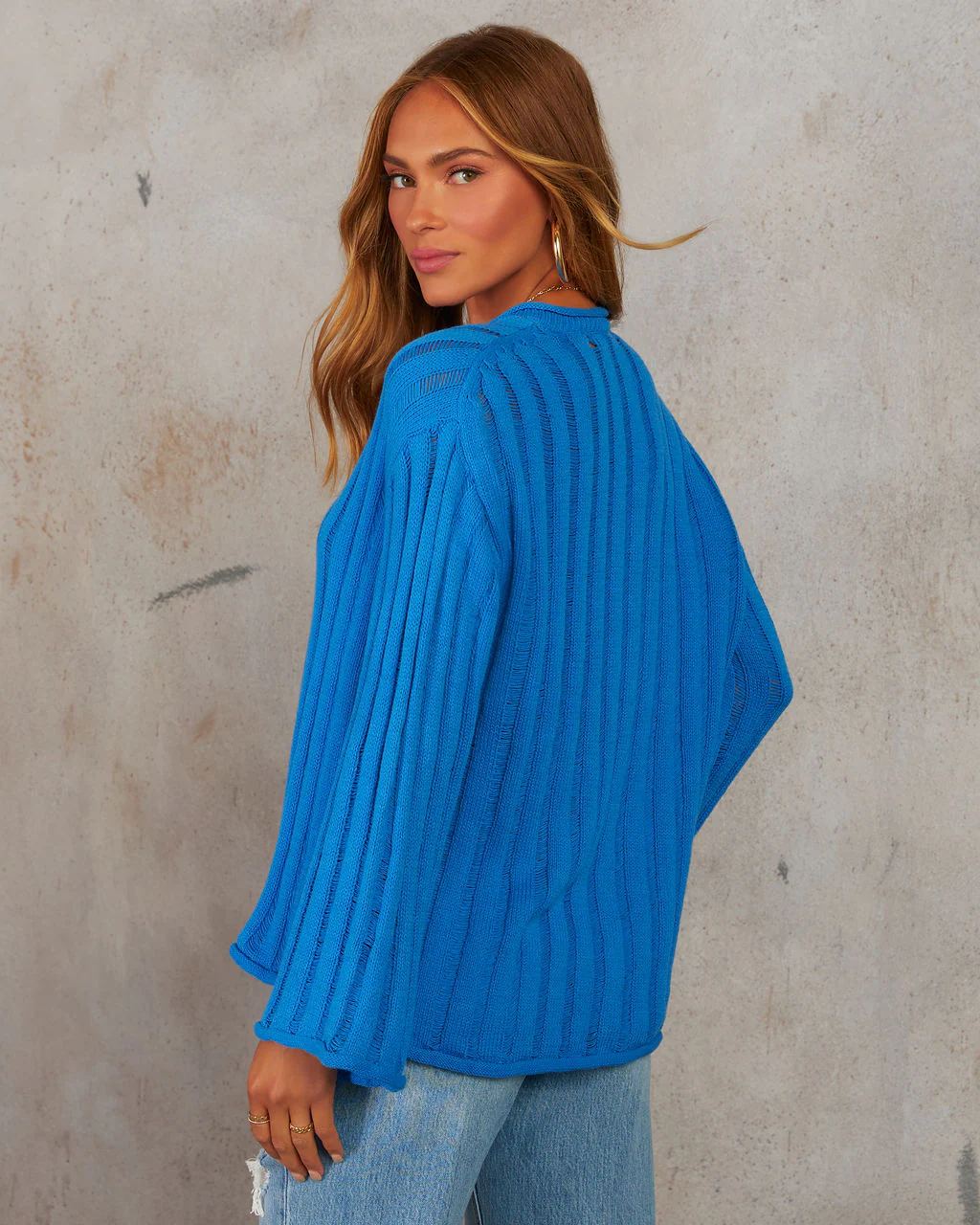 Easy Does It V Neck Sweater