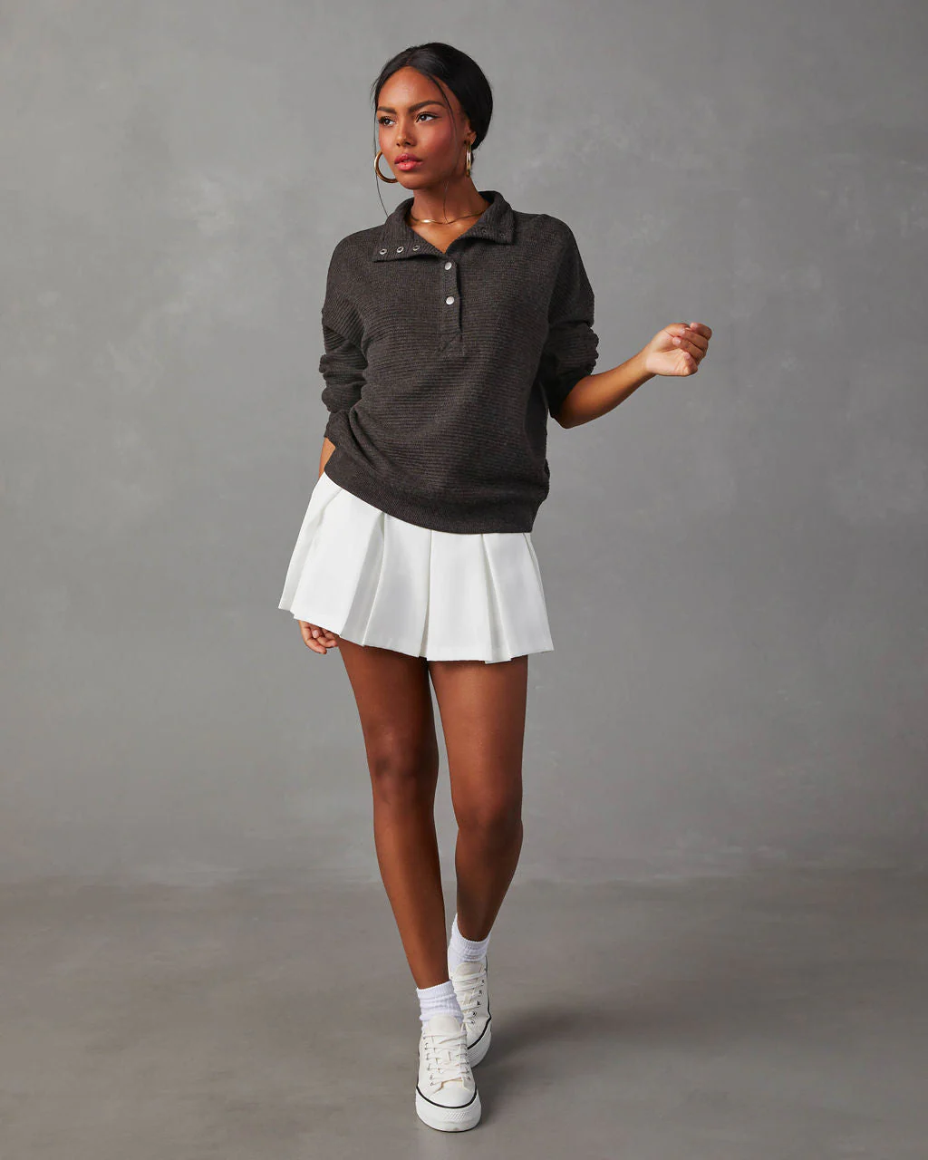 Kinsleigh Collared Pullover Sweater