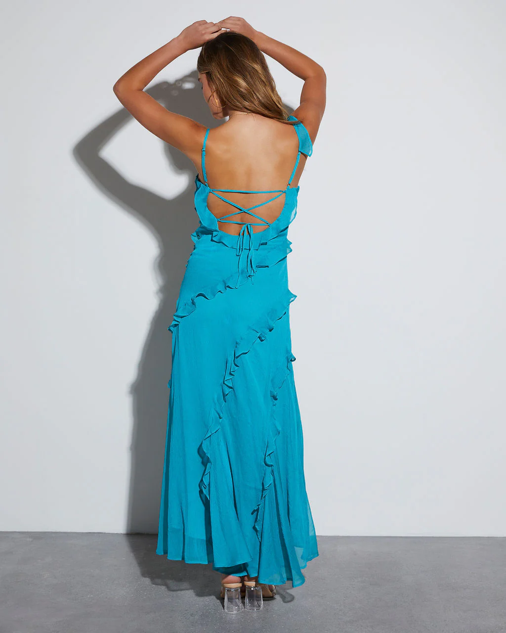 All About Love Chiffon Maxi Dress