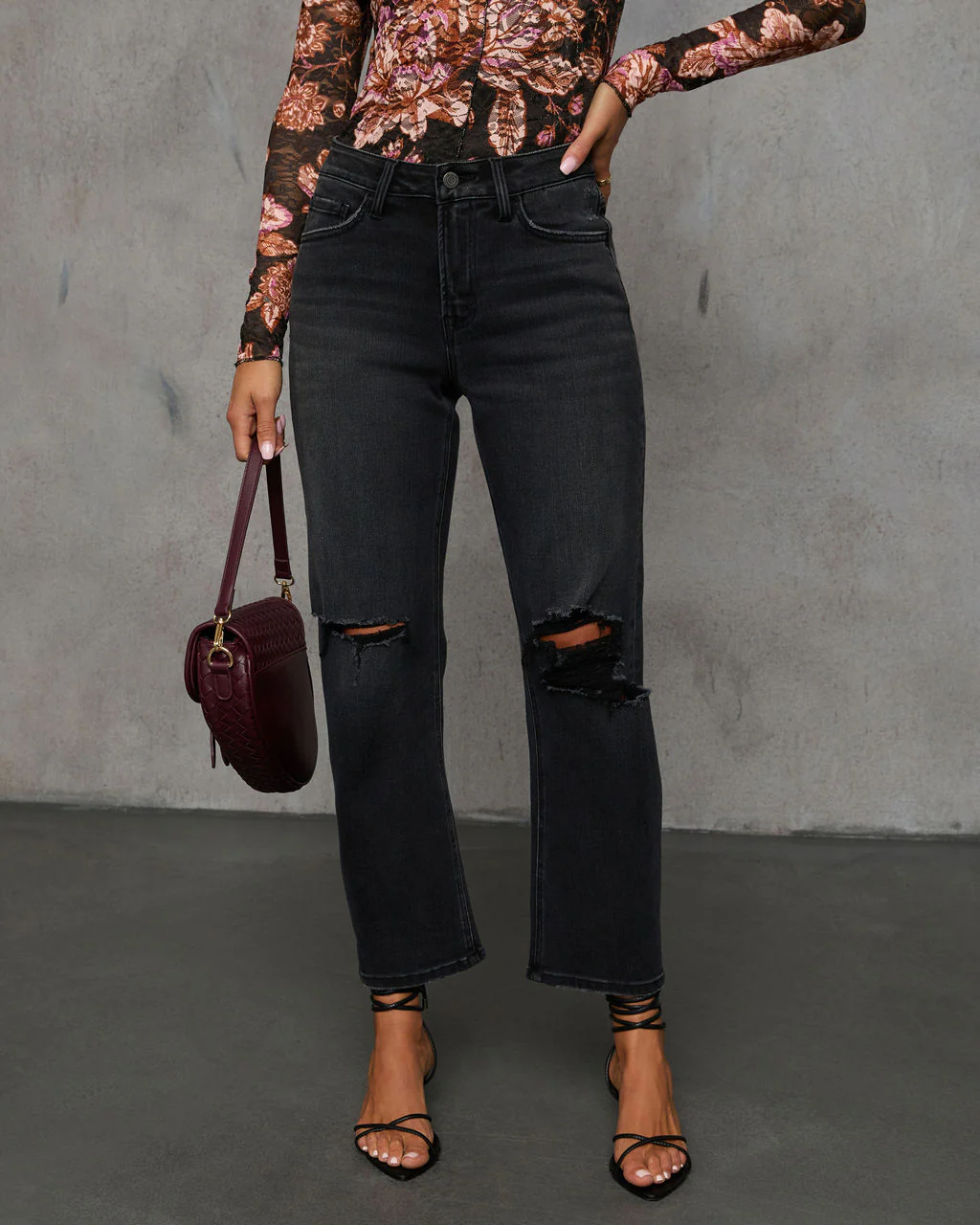 Raylene High Rise Straight Leg Denim