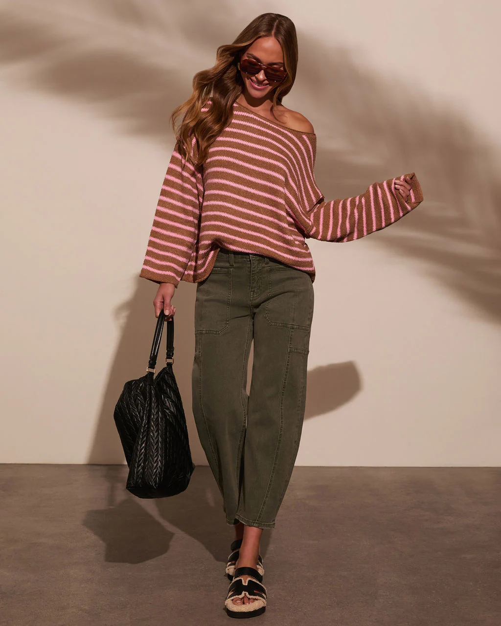 Pippa Striped Knit Sweater