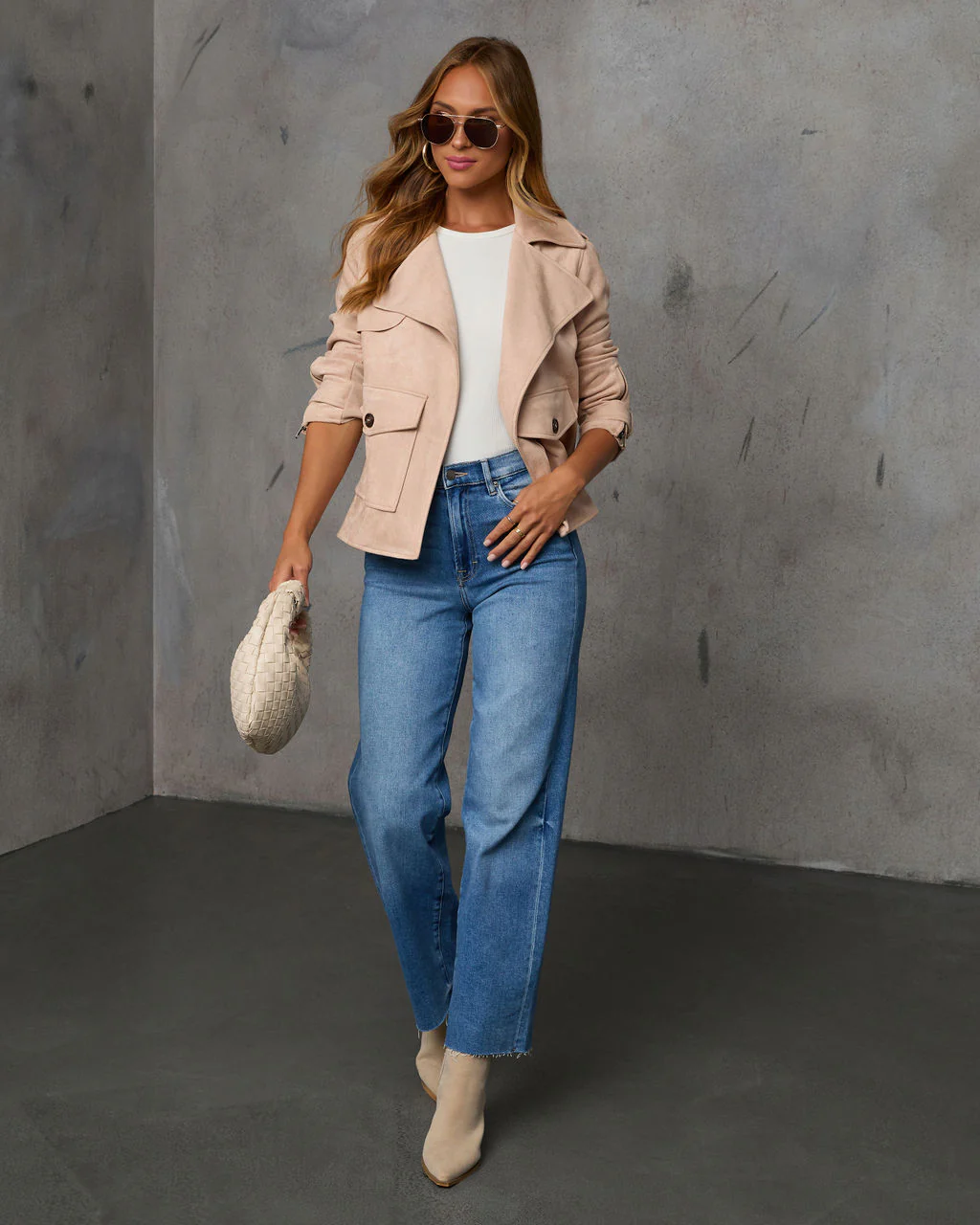 Need to Know Suede Moto Jacket