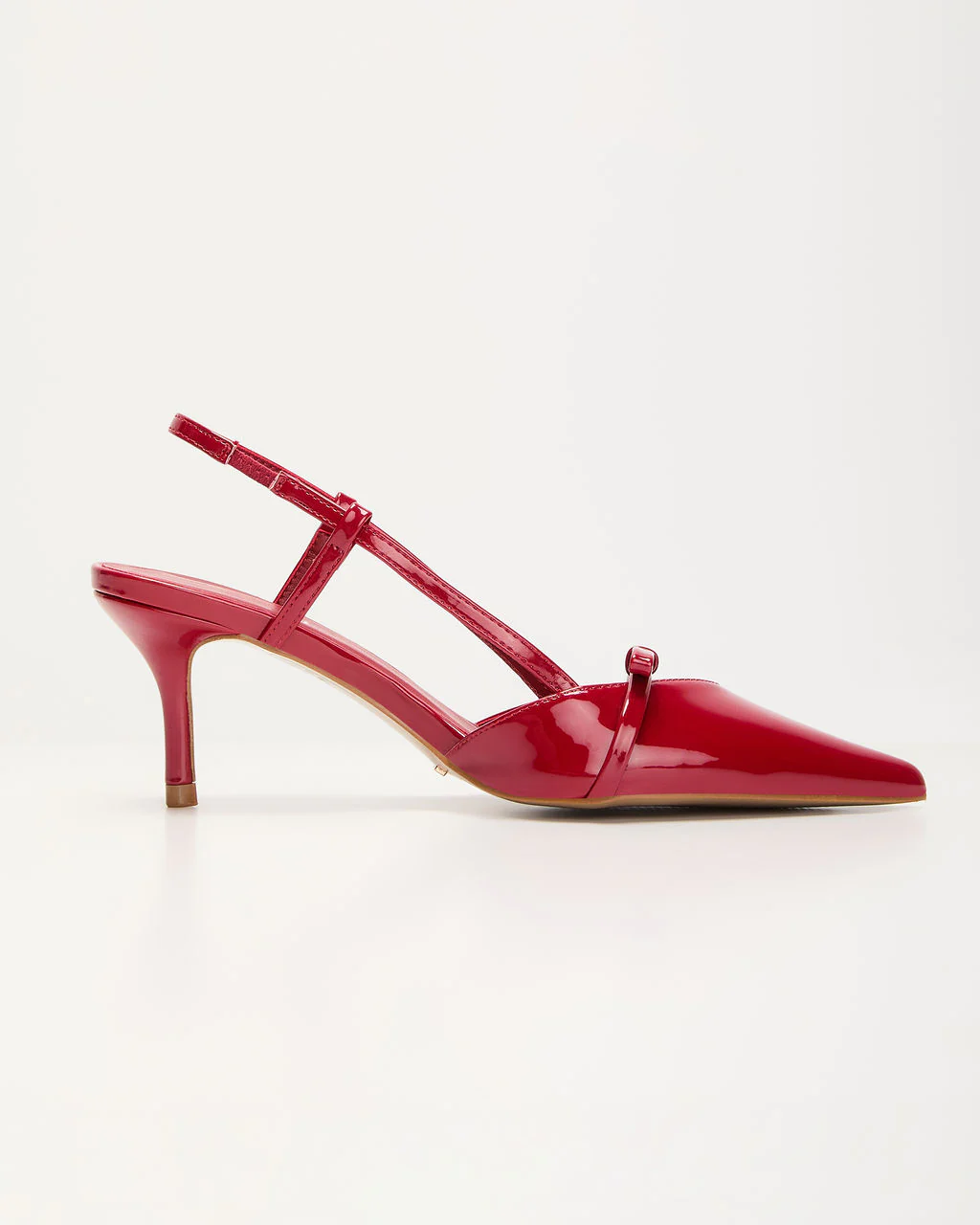 Bethanie Patent Leather Bow Slingback Heel