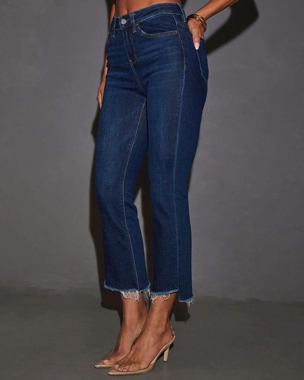 Cortez Cropped High Waist Jeans