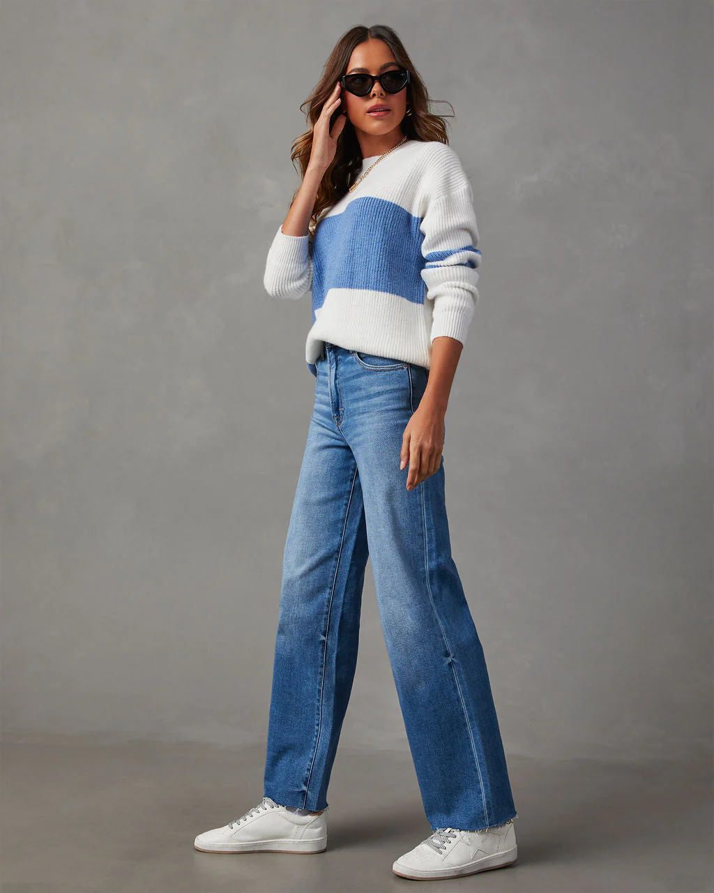 Homecoming Colorblock Knit Sweater