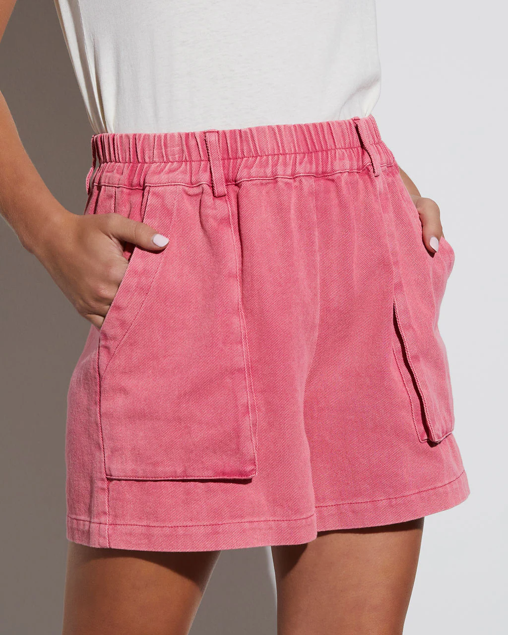 Janessa High Rise Pocketed Shorts
