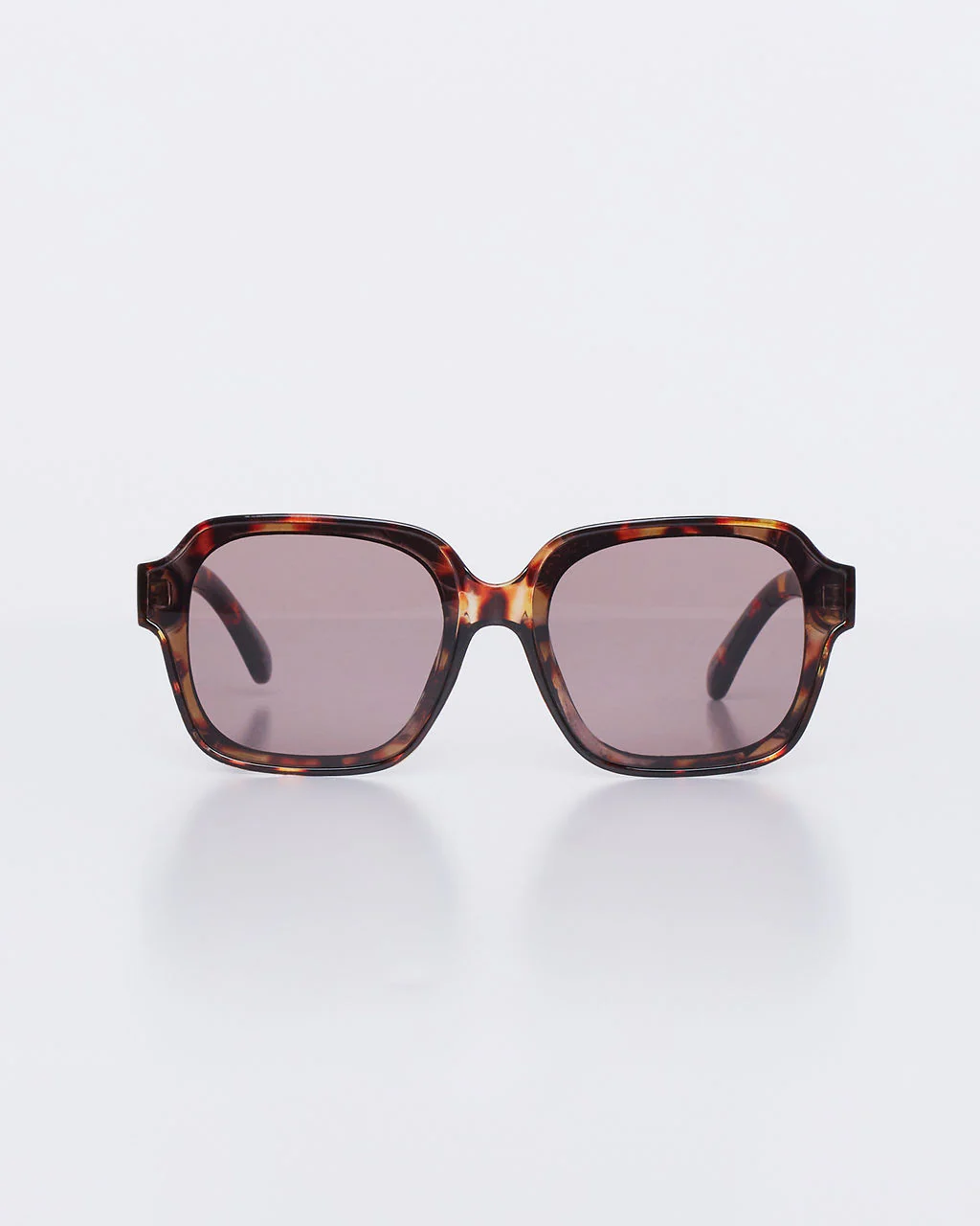 Shelly Rounded Square Tortoise Sunglasses