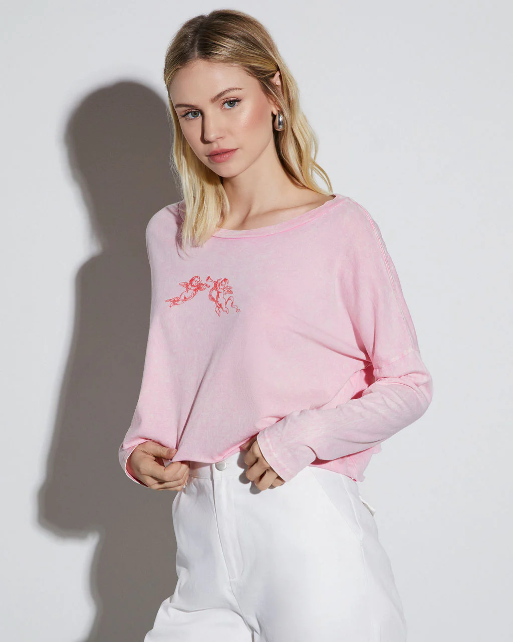 Cupid's Arrow Graphic Long Sleeve Tee