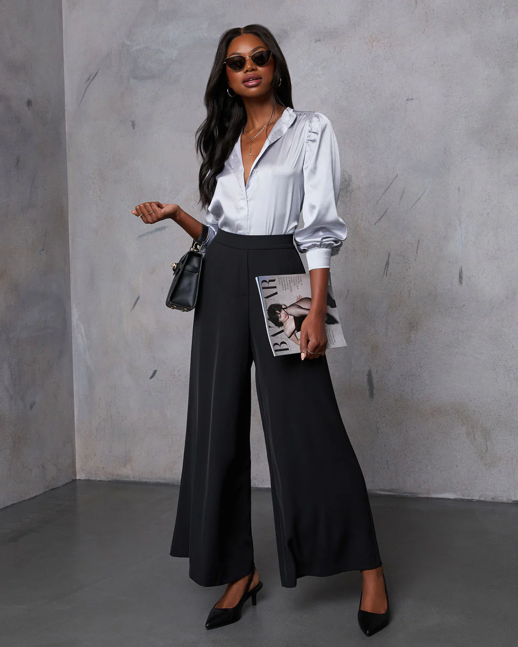 Madi Pocketed Wide Leg Pants