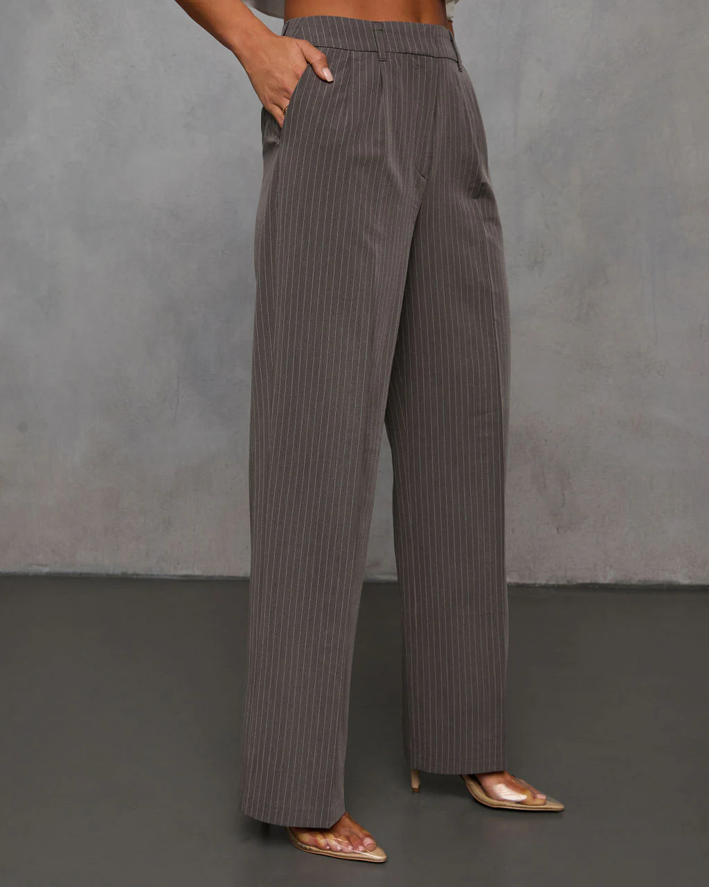 Biba Pinstripe Trouser Pants