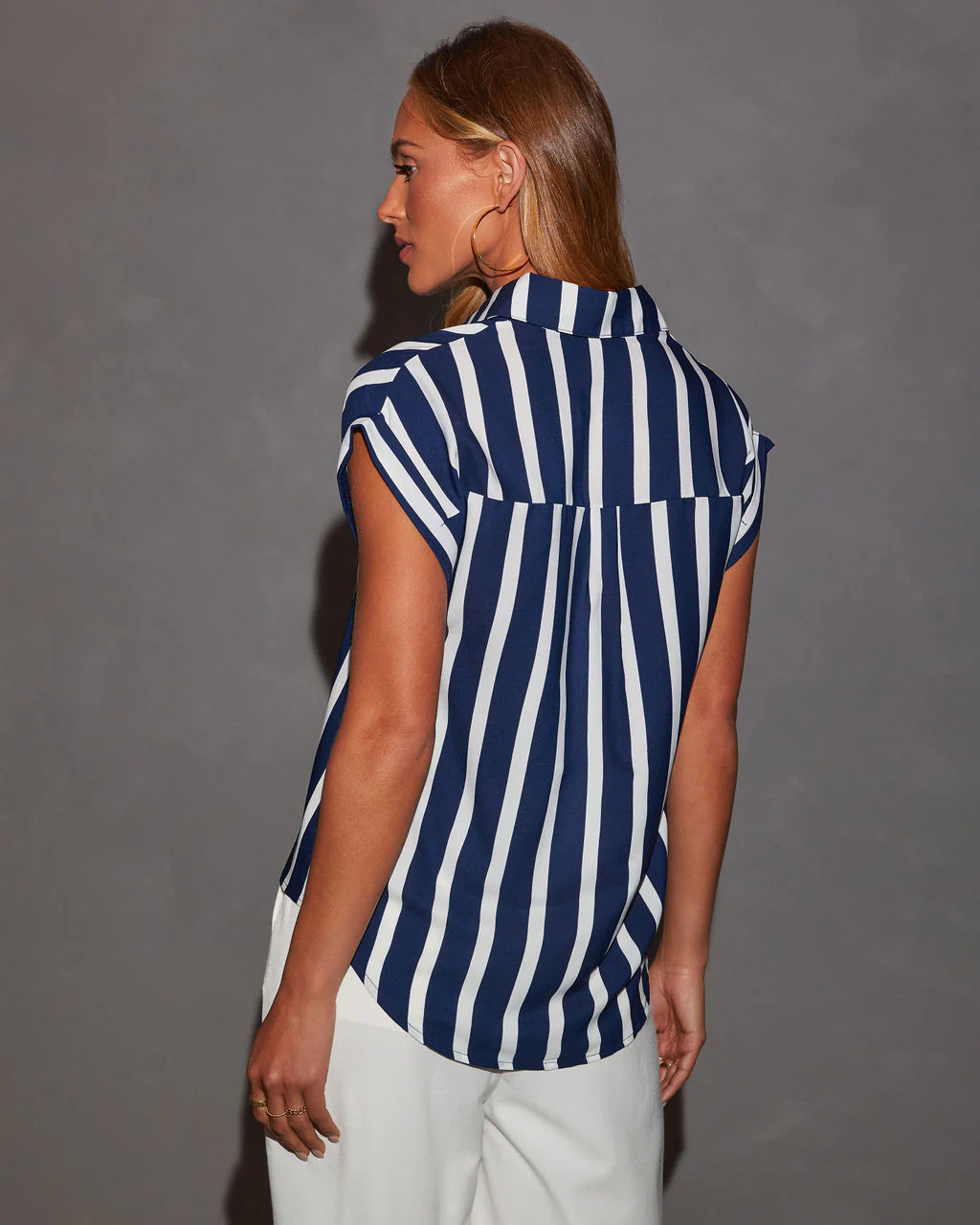 Oh Captain Button Down Top