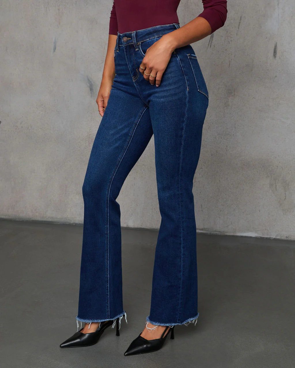 Midnight Voyage High Rise Bootcut Jeans