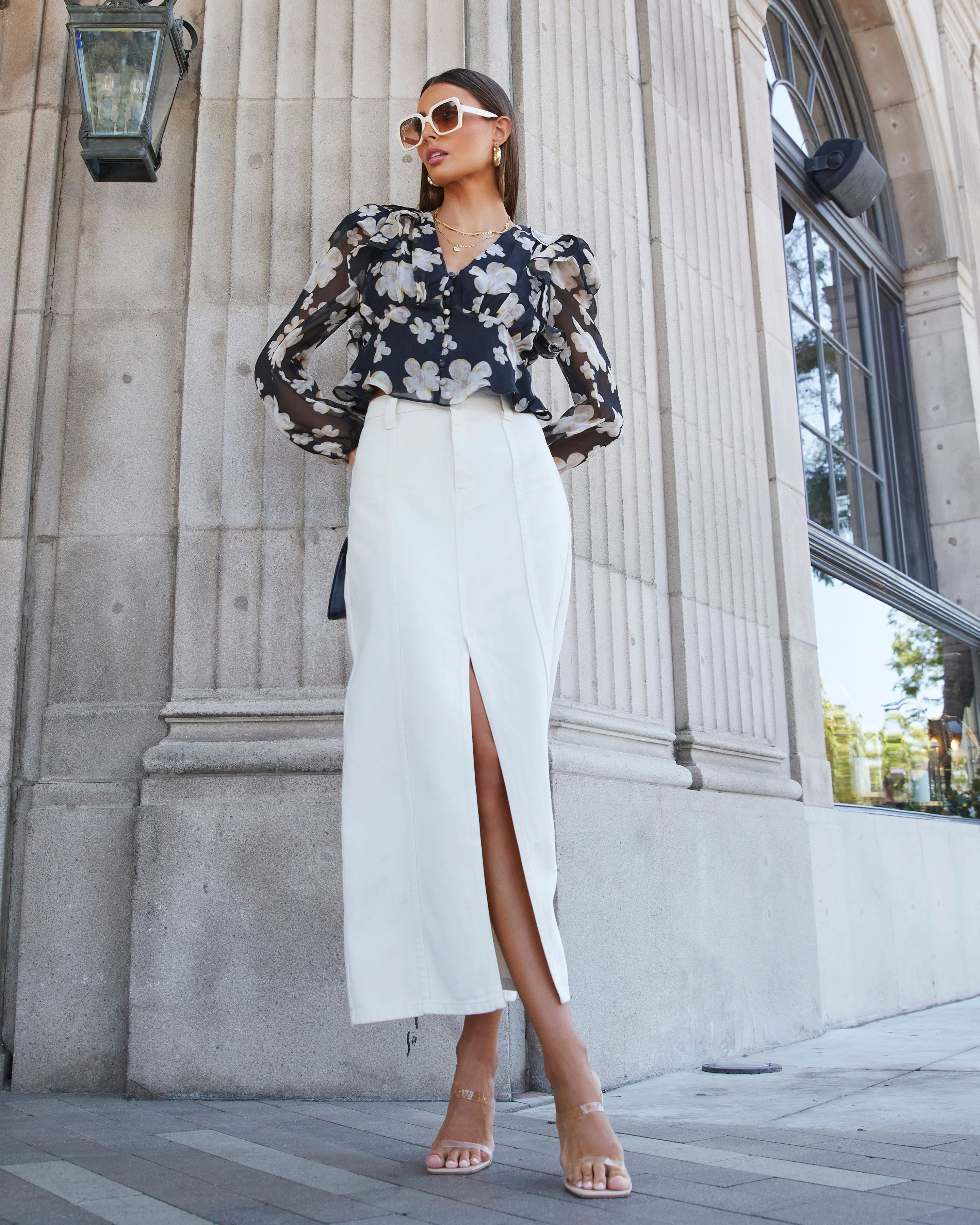 Never Been Kissed Floral Blouse