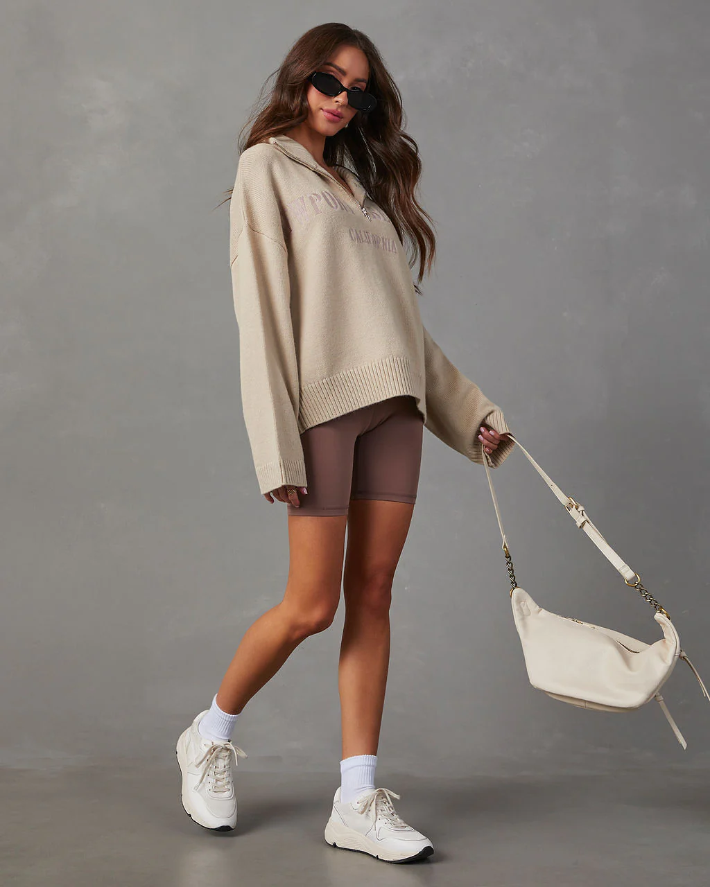 Newport Beach California Half Zip Pullover