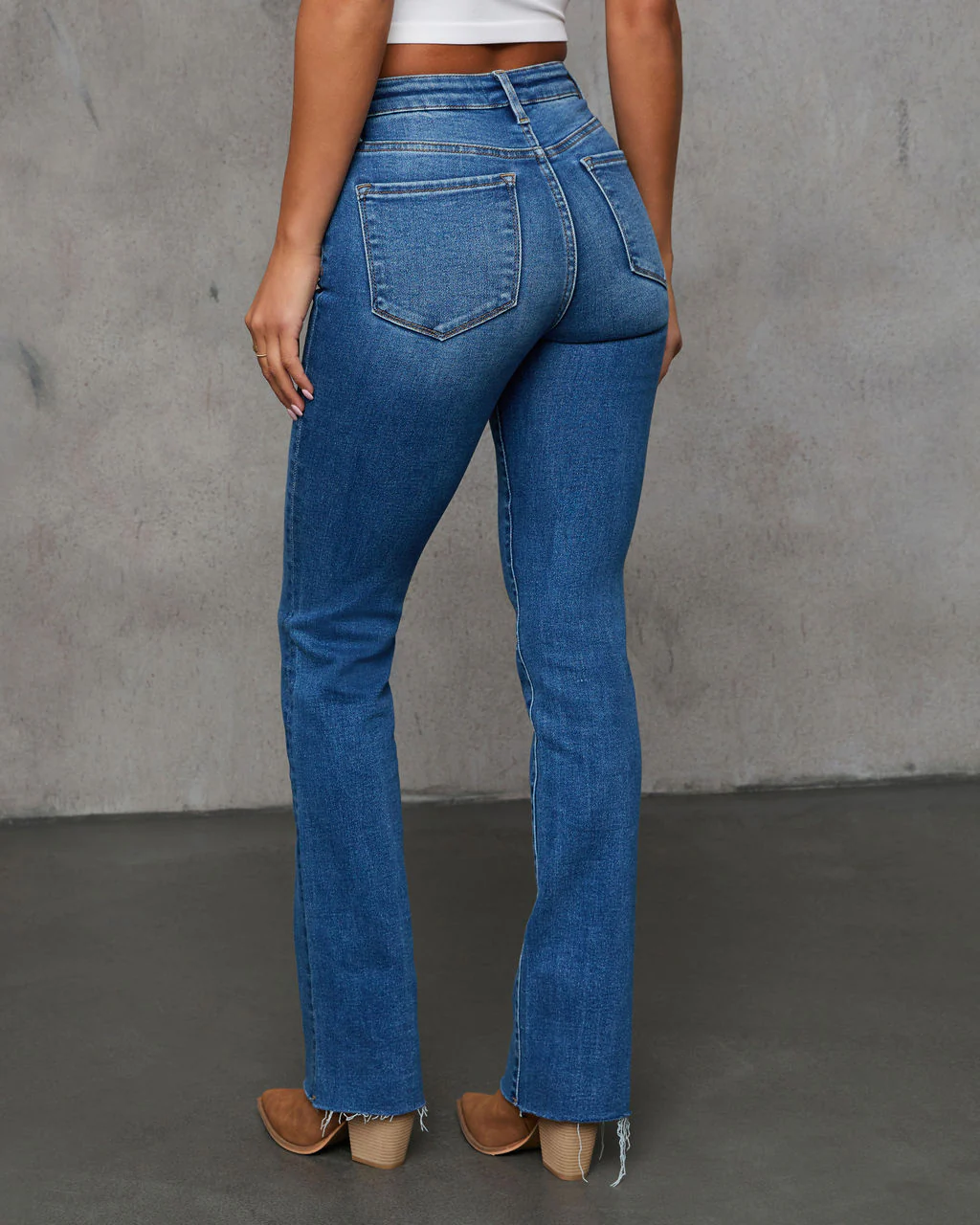 Orslow High Rise Straight Leg Denim