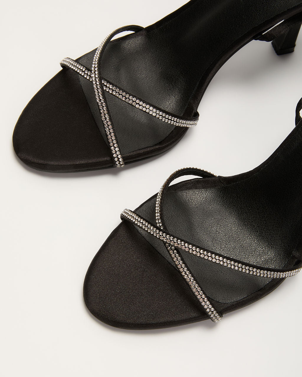 Out Tonight Rhinestone Vamp Heels