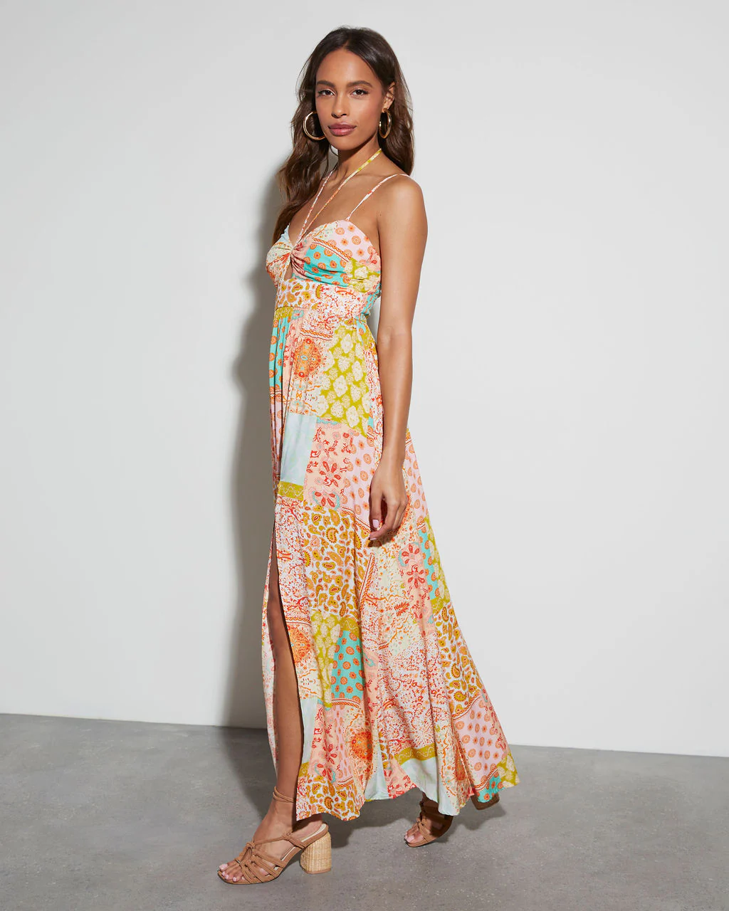 Tropical Tango Sweetheart Maxi Dress