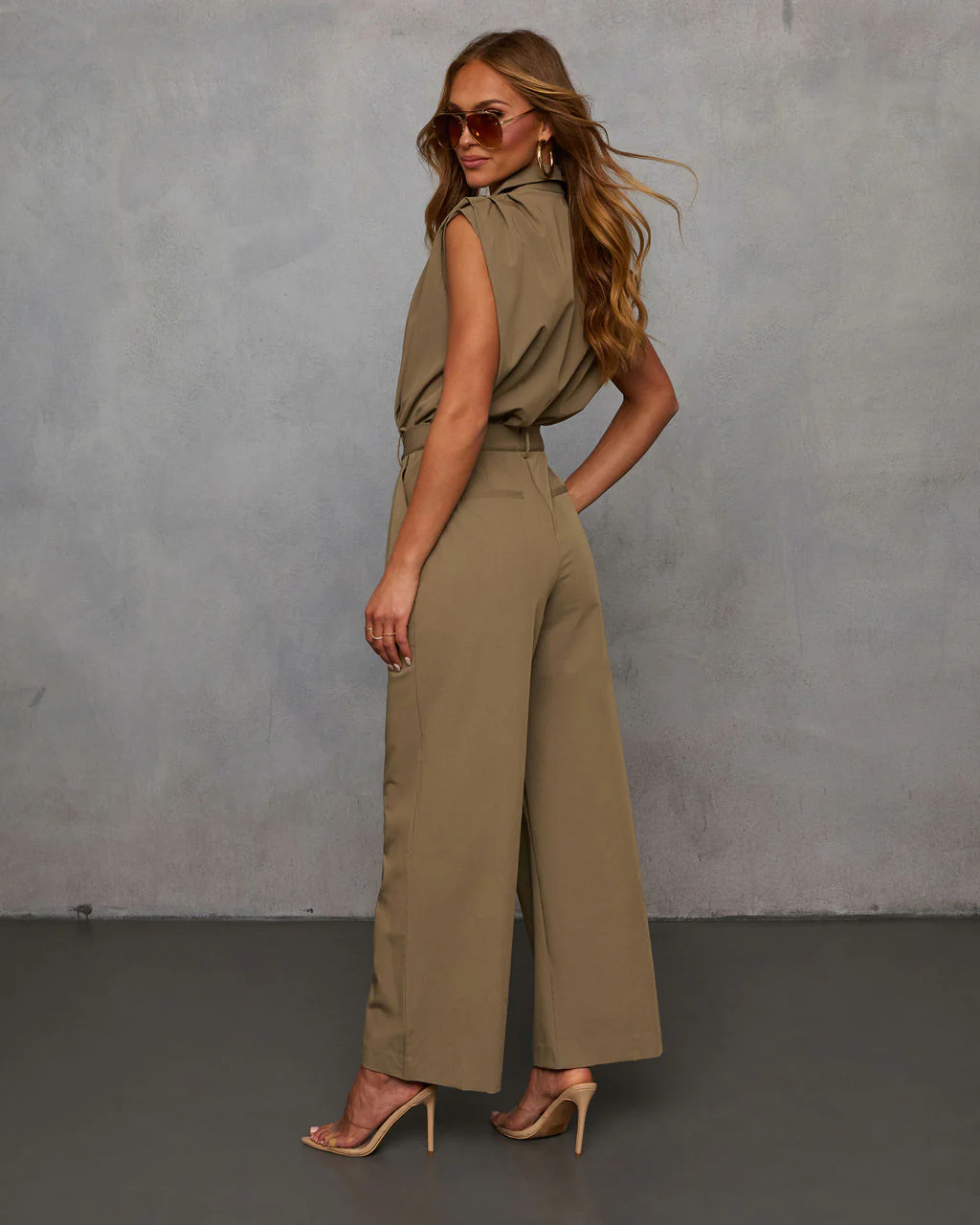 Kason Fitted Waist Utility Jumpsuit