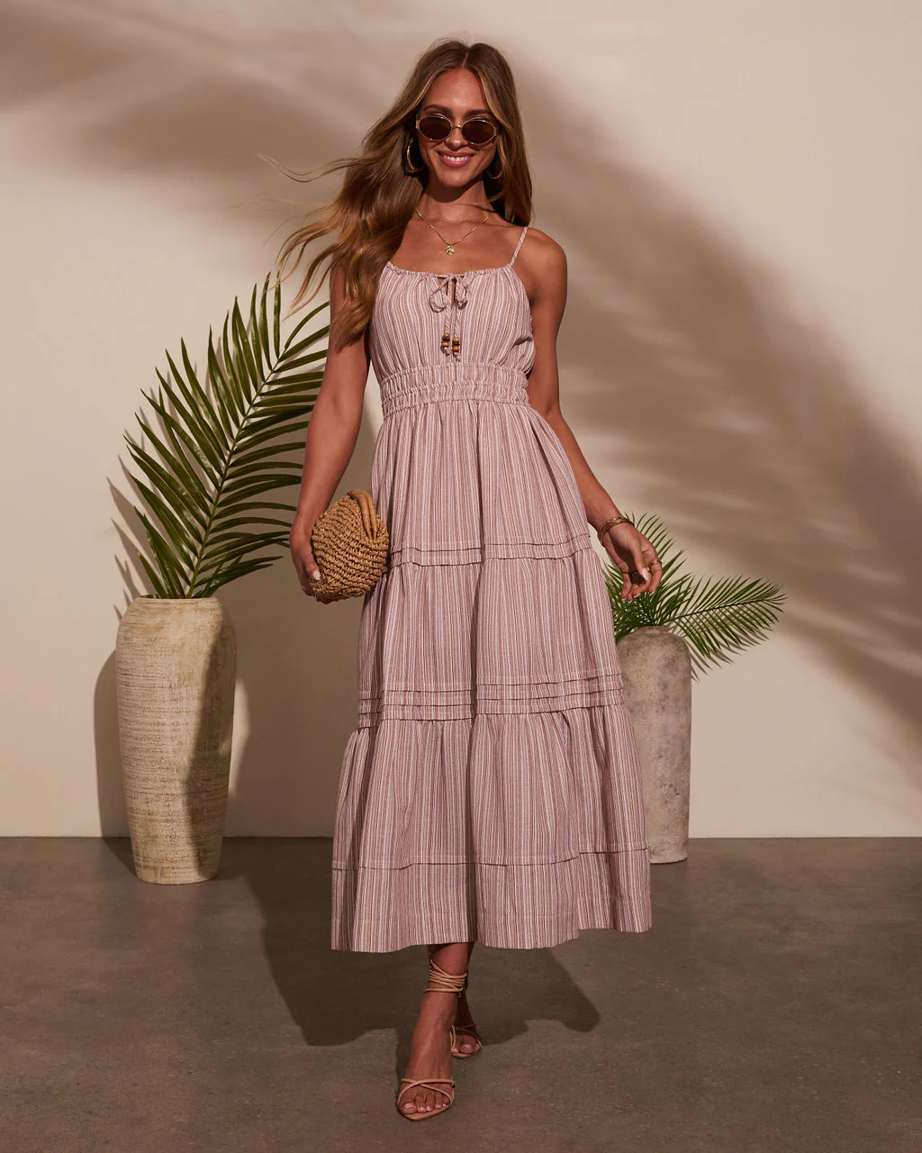 Sweet Charms Fit And Flare Maxi Dress